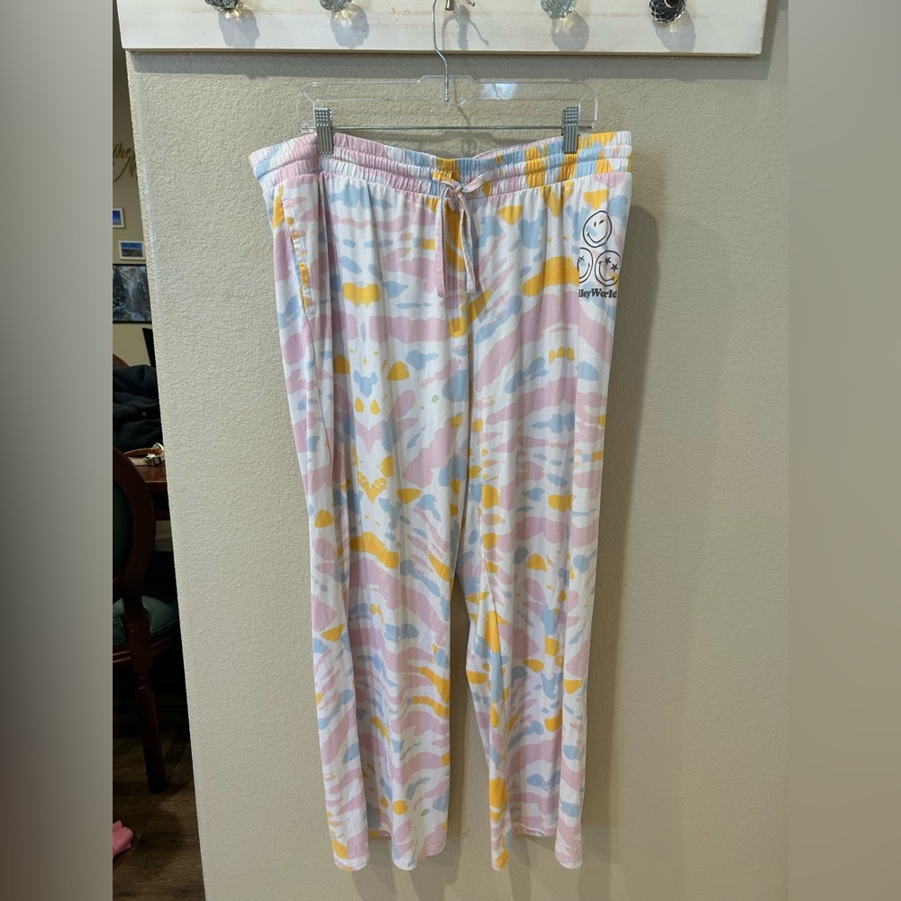 Smiley World Tie Dye Pants XL
